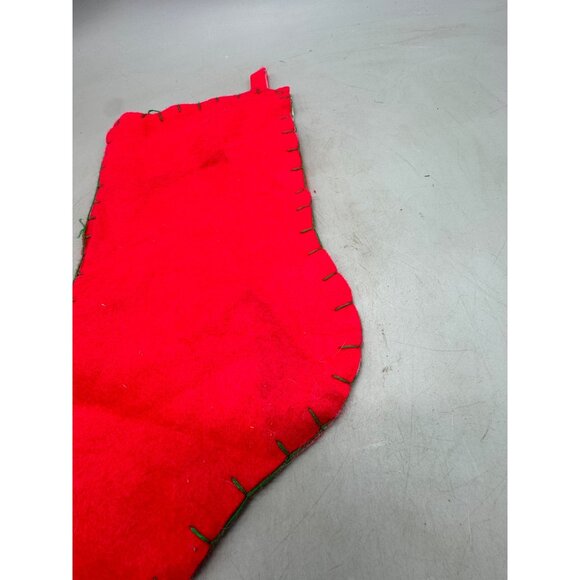 Personalized Handmade Christmas Stocking Jeweled Snowflake Design For Donna READ - Picture 7 of 7